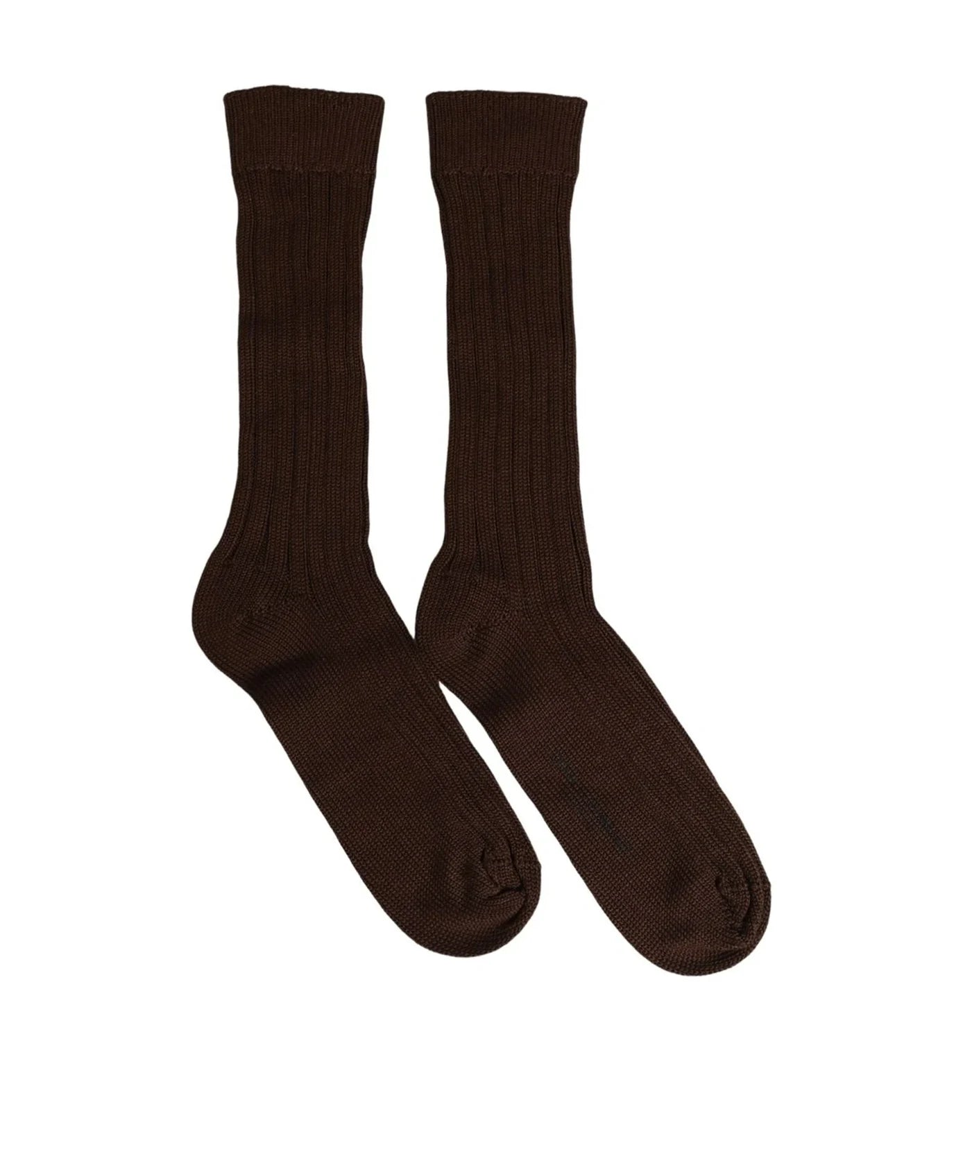 Dolce & Gabbana Knee Sock in brown, Nylon — view 2