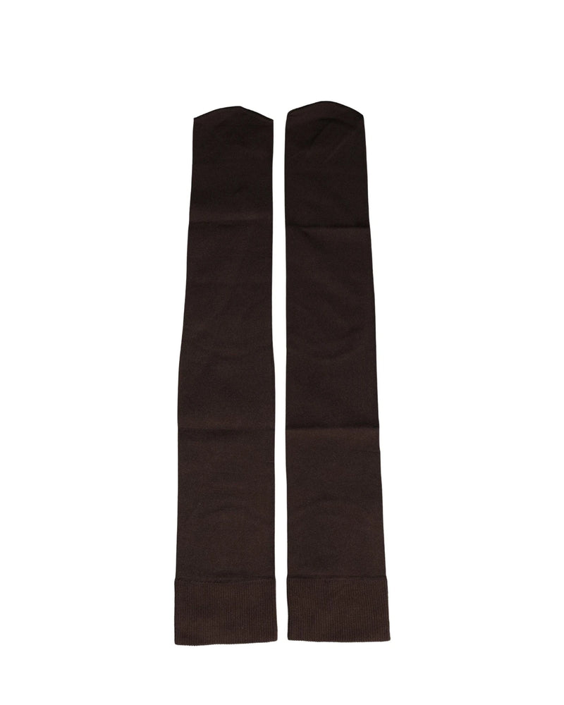 Dolce & Gabbana Knee Sock in brown, Nylon — view 4