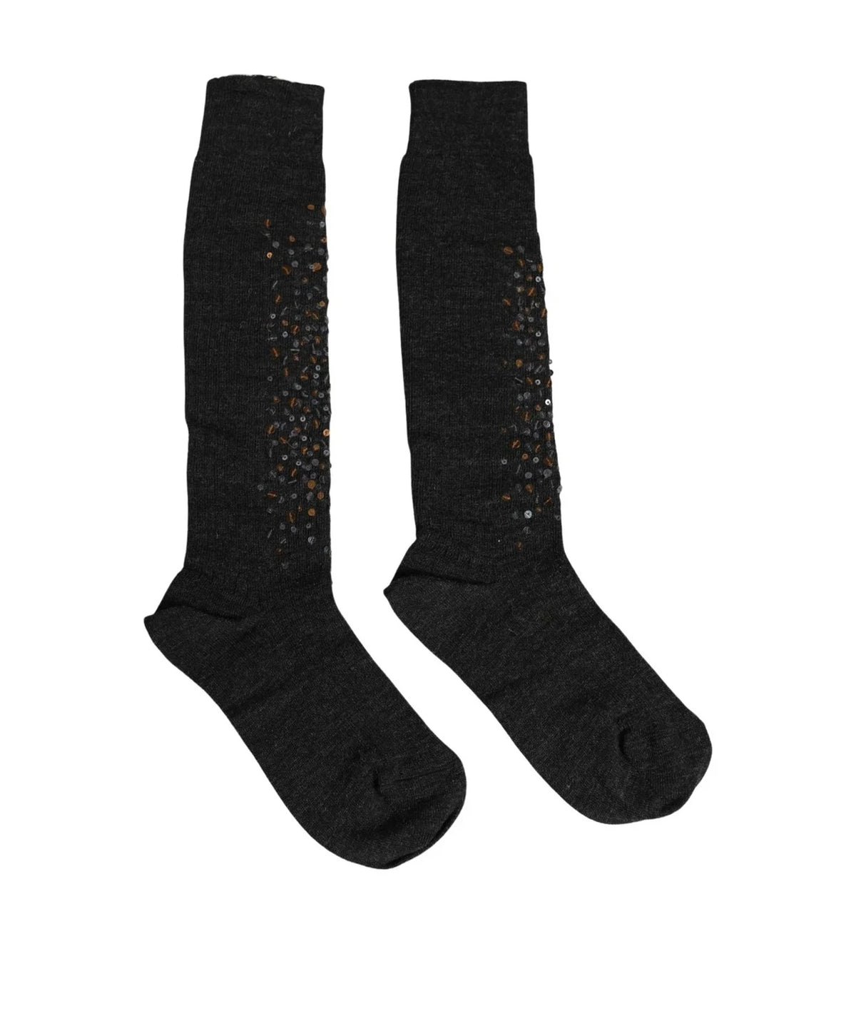 Dolce & Gabbana Knee Sock in gray, Wool — view 4