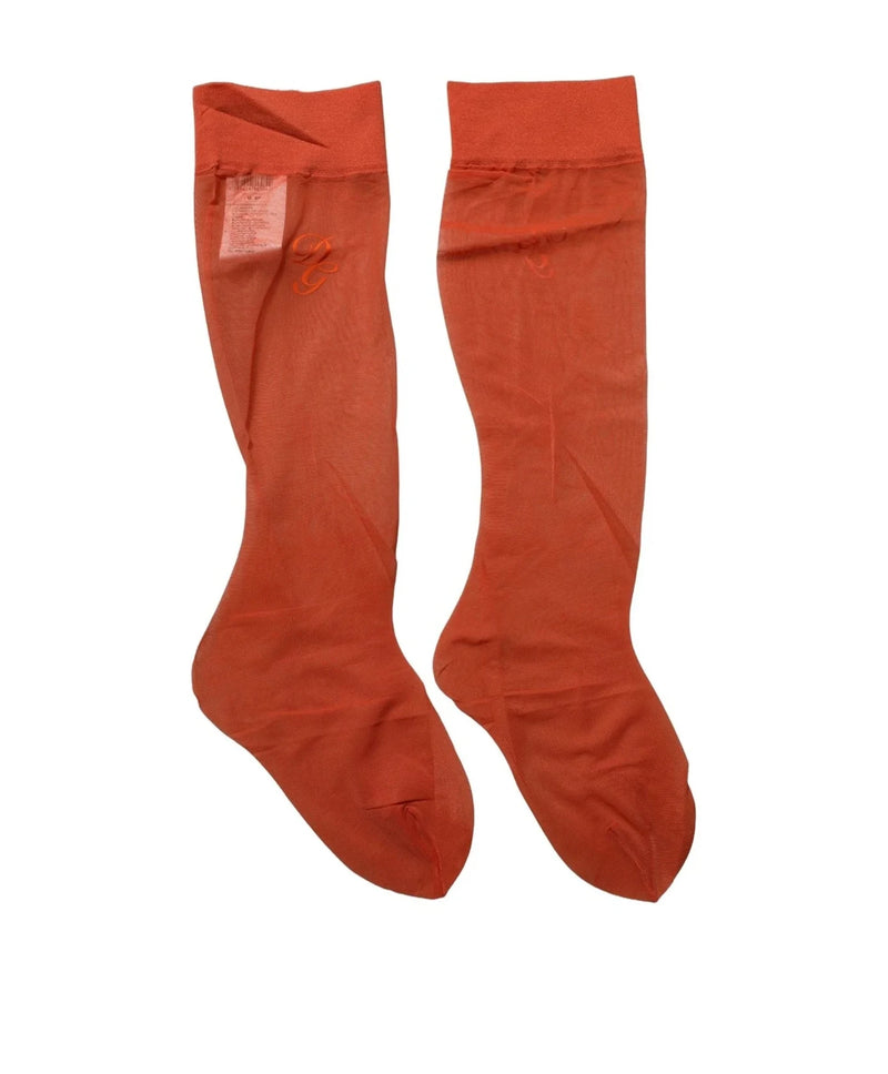 Dolce & Gabbana Knee Sock in orange — view 2