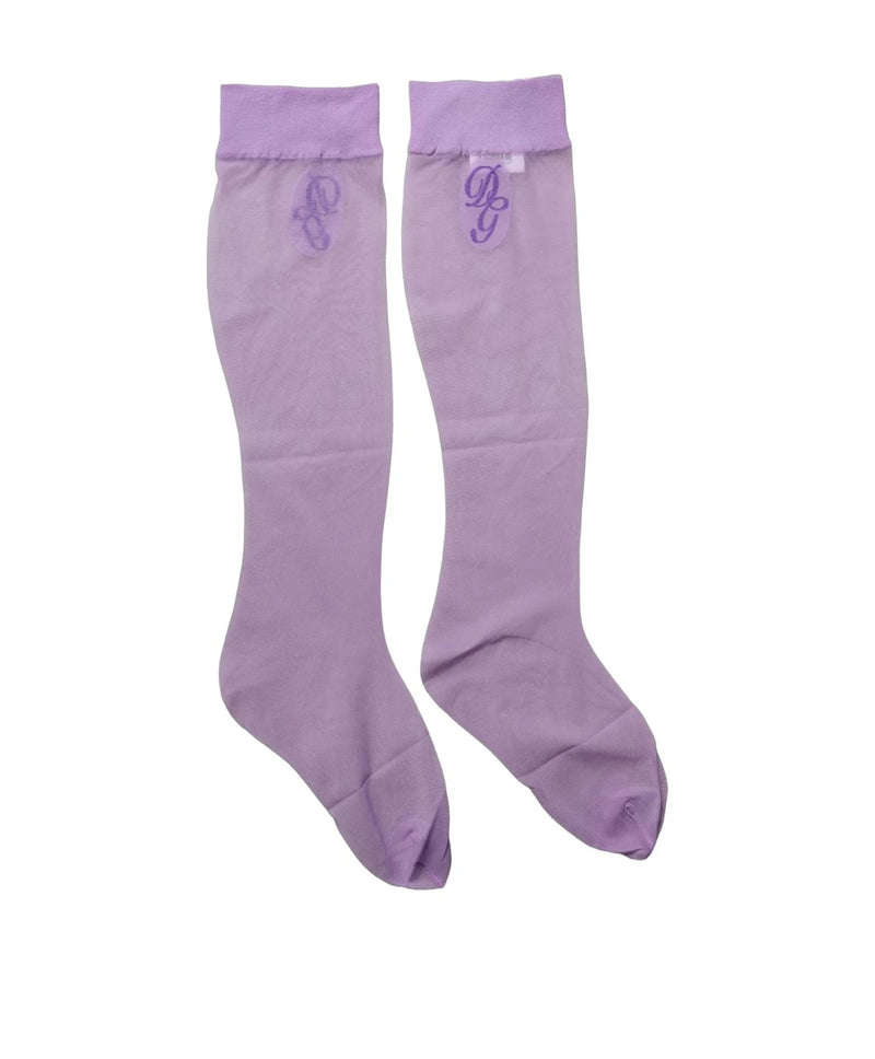Dolce & Gabbana Knee Sock in purple — view 2