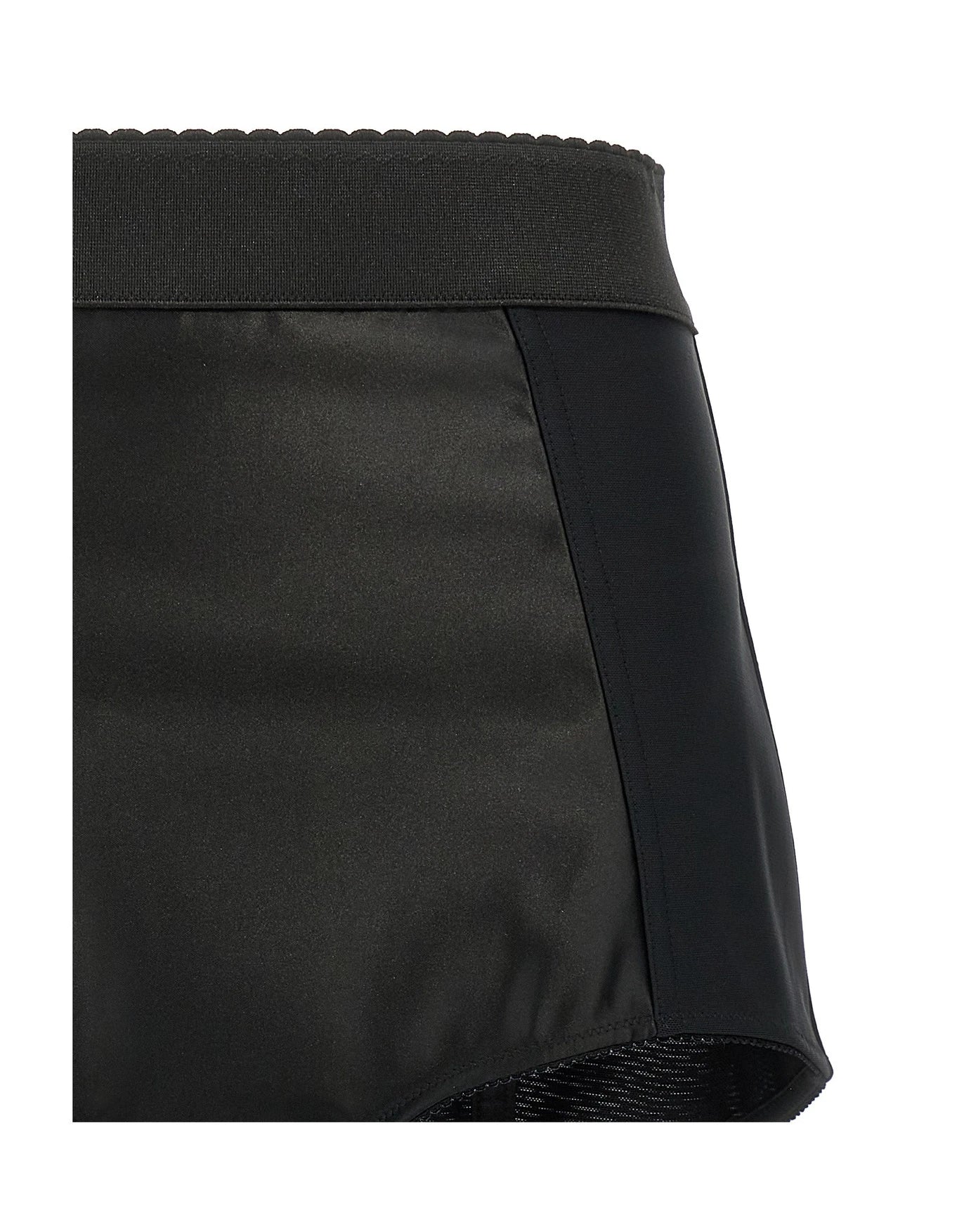Dolce & Gabbana Legging Short in black, Polyamide — view 3