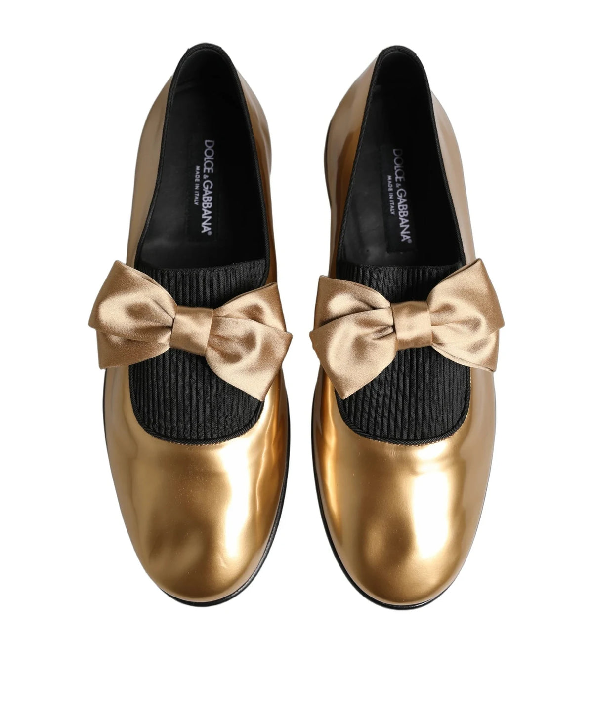 Dolce & Gabbana Loafers in gold, Leather — view 3