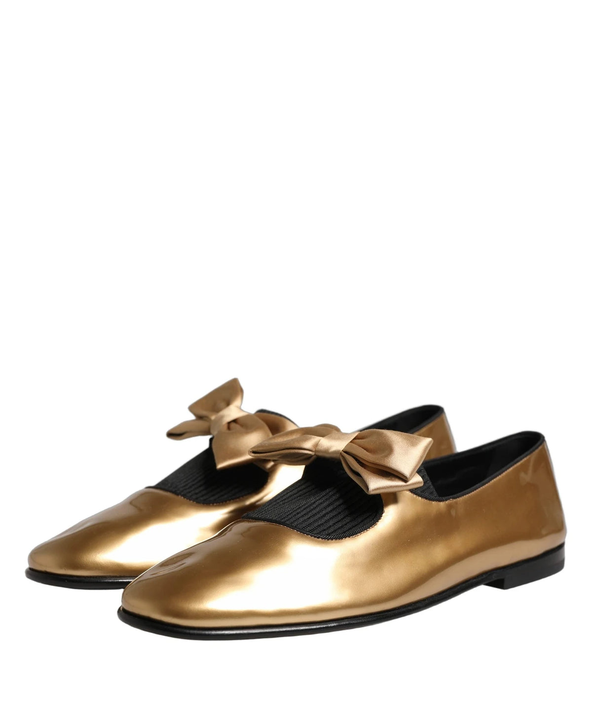Dolce & Gabbana Loafers in gold, Leather — view 4