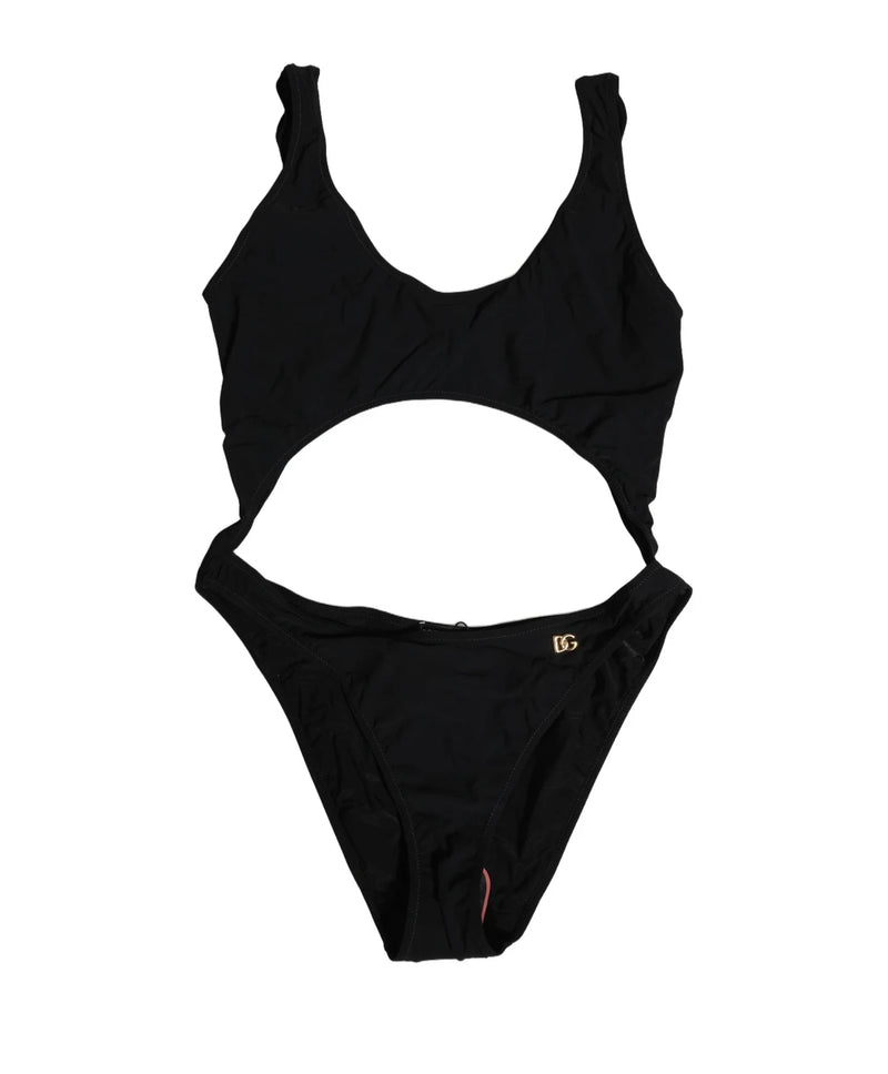 Dolce & Gabbana One-Piece Swimsuit in black, Nylon