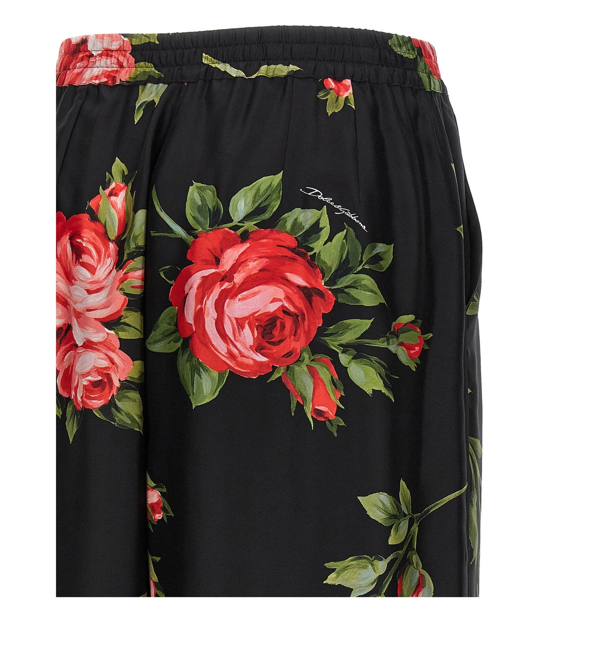 Dolce & Gabbana Palazzo Pant in black, Silk — view 4