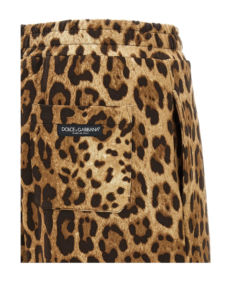 Dolce & Gabbana Palazzo Pant in brown, Cotton — view 4