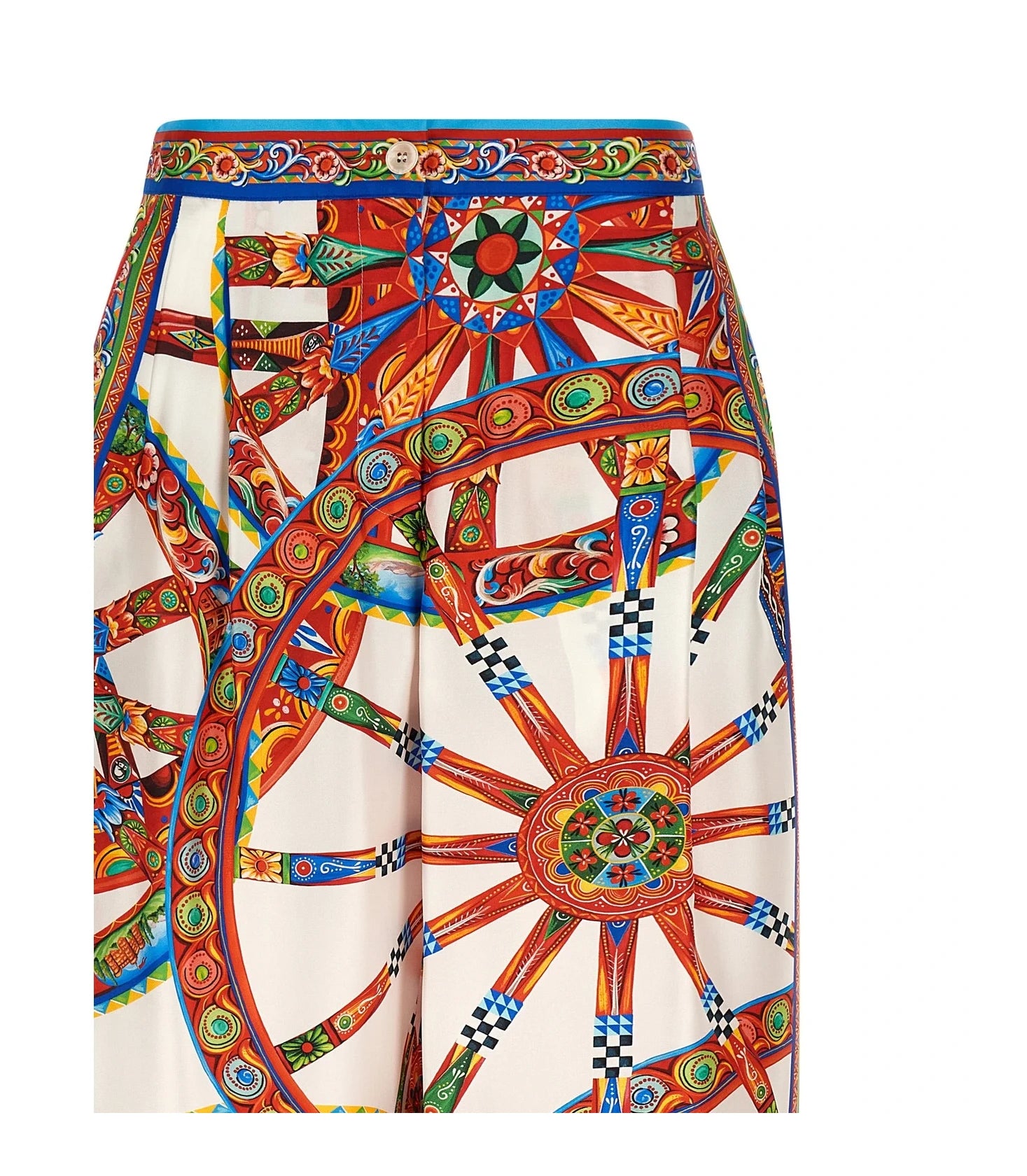 Dolce & Gabbana Palazzo Pant in multicolor, Silk — view 3