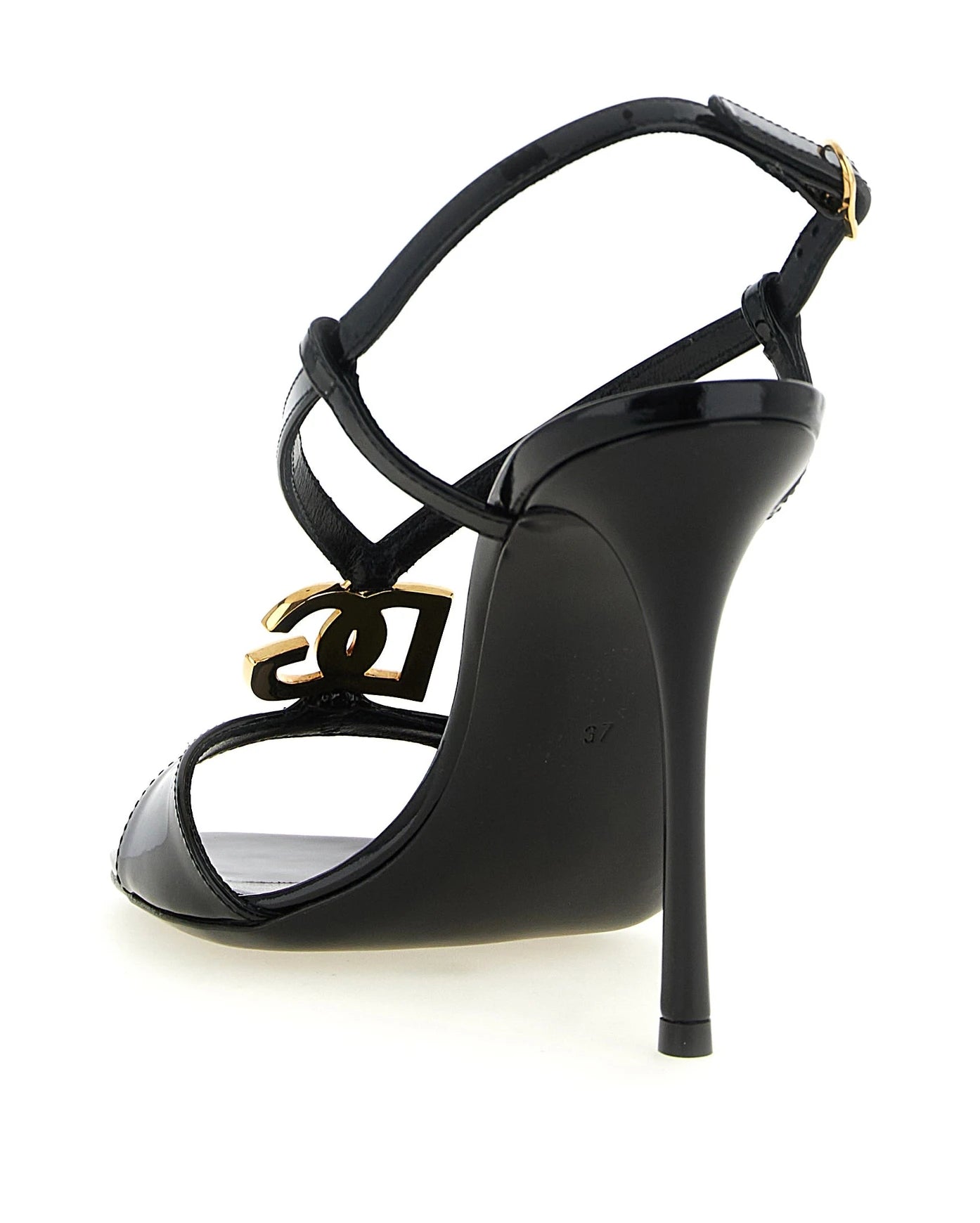 Dolce & Gabbana Sandals in black, Calfskin Leather — view 3