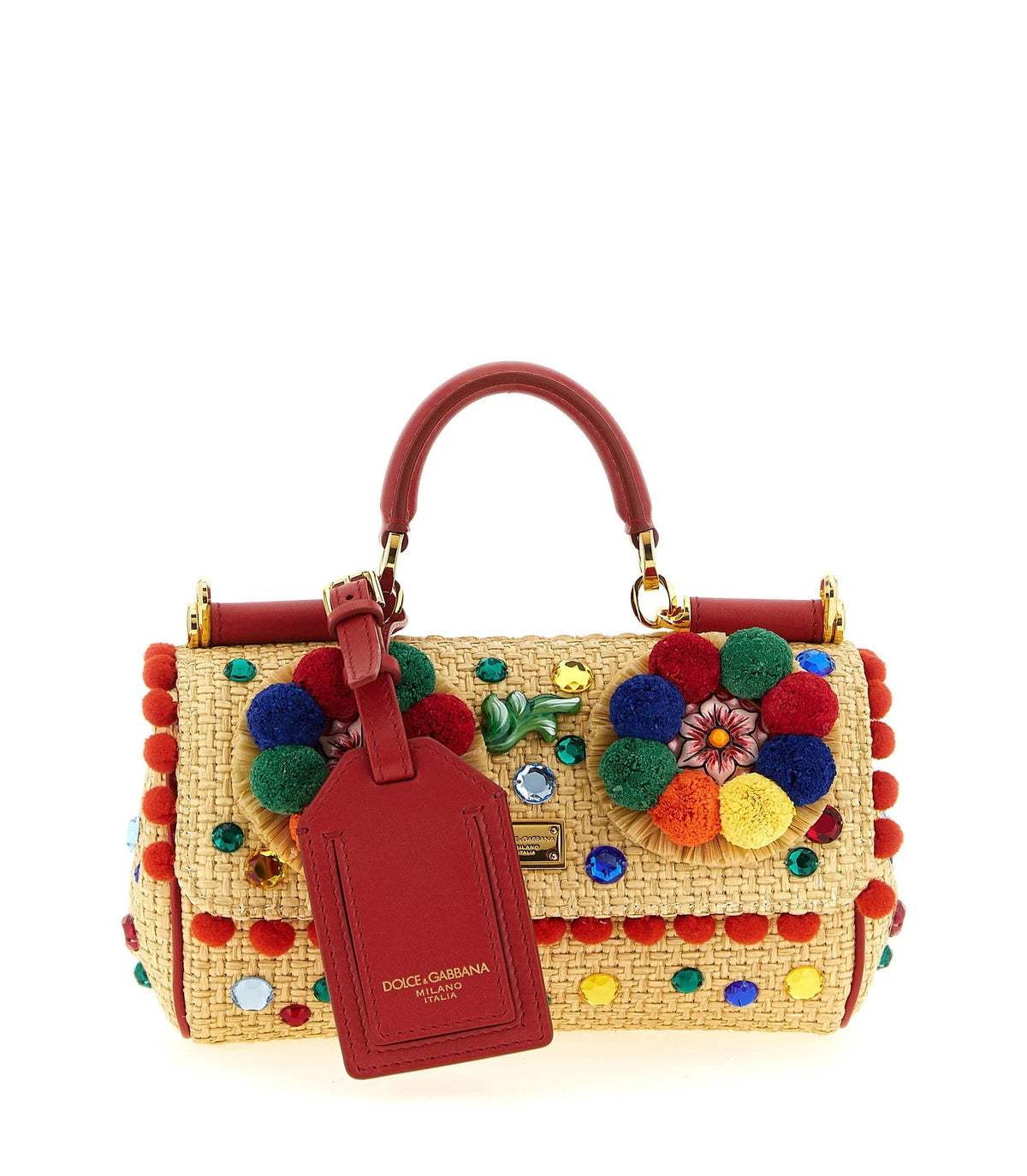 Dolce & Gabbana Satchel Bag in multicolor, Viscose