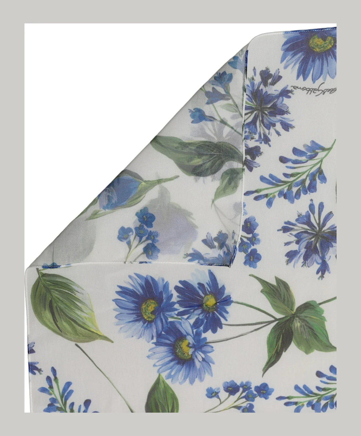 Dolce & Gabbana Scarves & Shawl in blue, Polyester — view 4