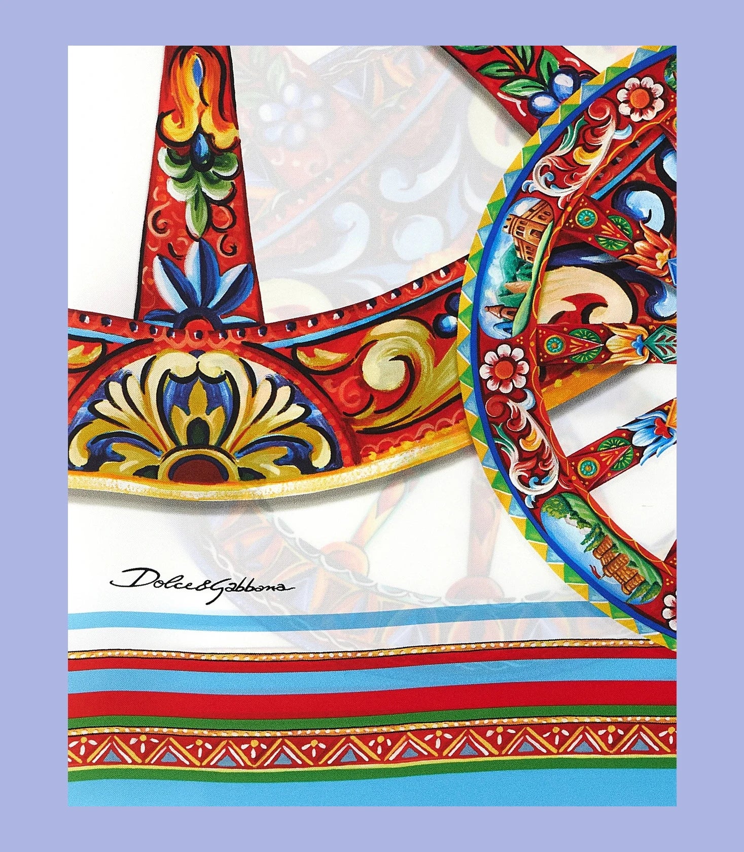 Dolce & Gabbana Scarves & Shawl in multicolor, Silk — view 3