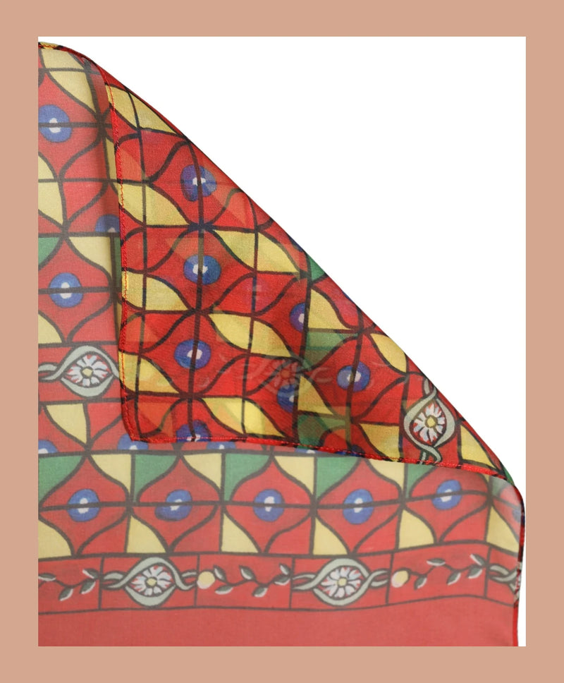 Dolce & Gabbana Scarves & Shawl in red, Silk — view 2