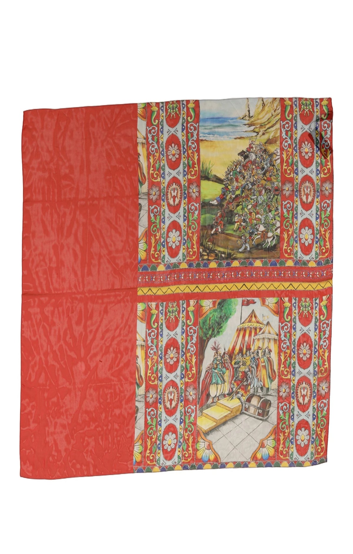 Dolce & Gabbana Scarves & Shawl in red, Silk — view 2