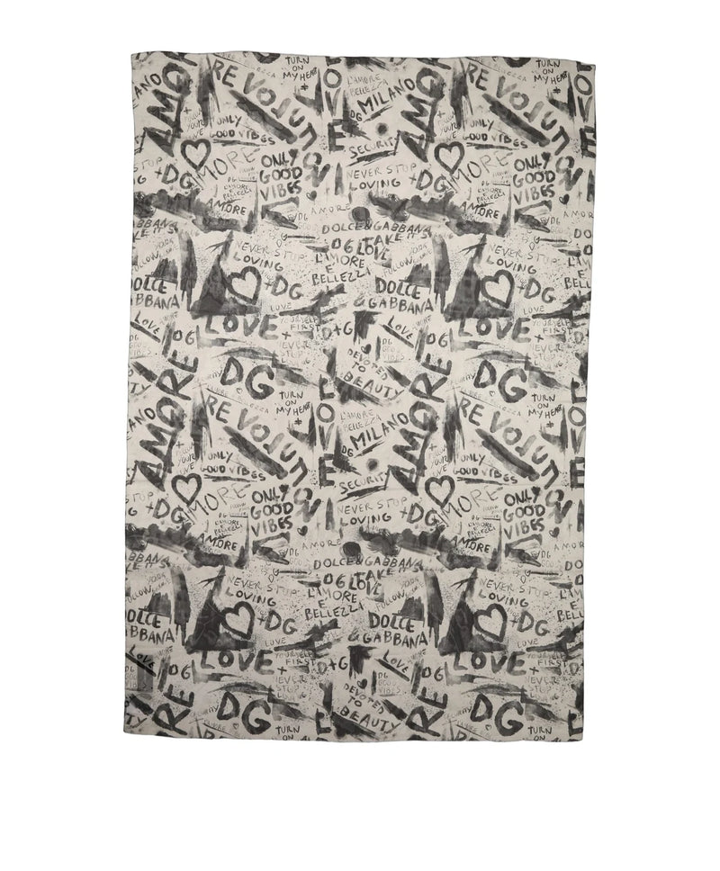 Dolce & Gabbana Scarves & Shawl in white, Silk — view 2