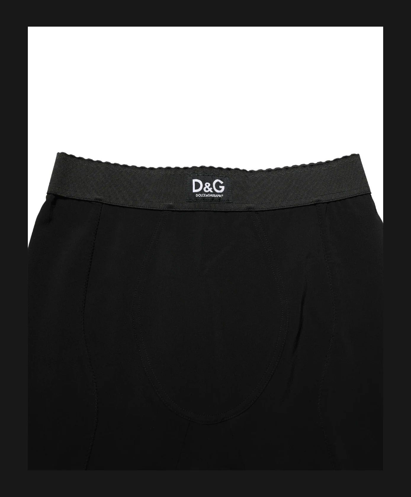 Dolce & Gabbana Short Trouser in black, Viscose — view 6