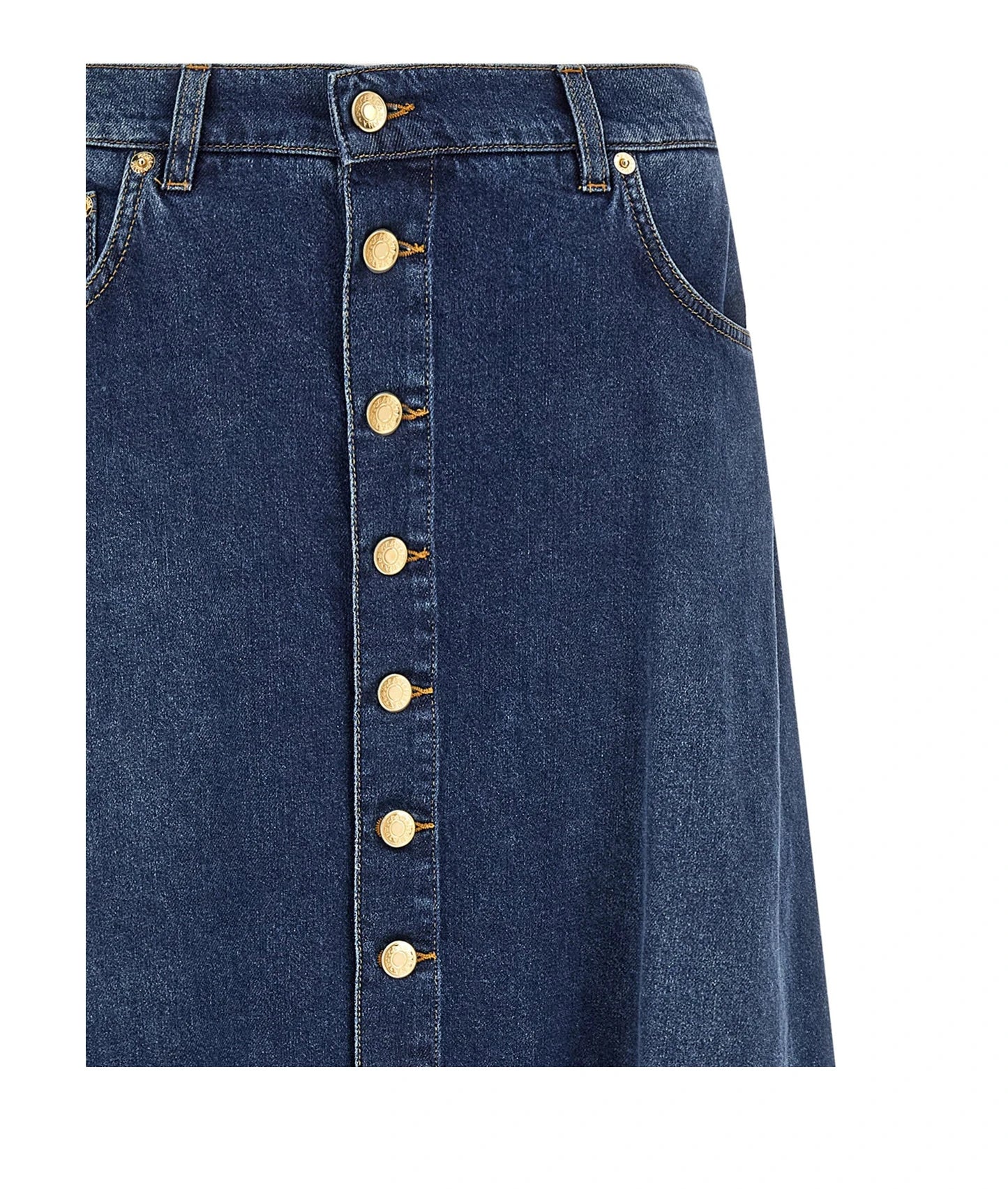 Dolce & Gabbana Skirt in blue, Cotton — view 3