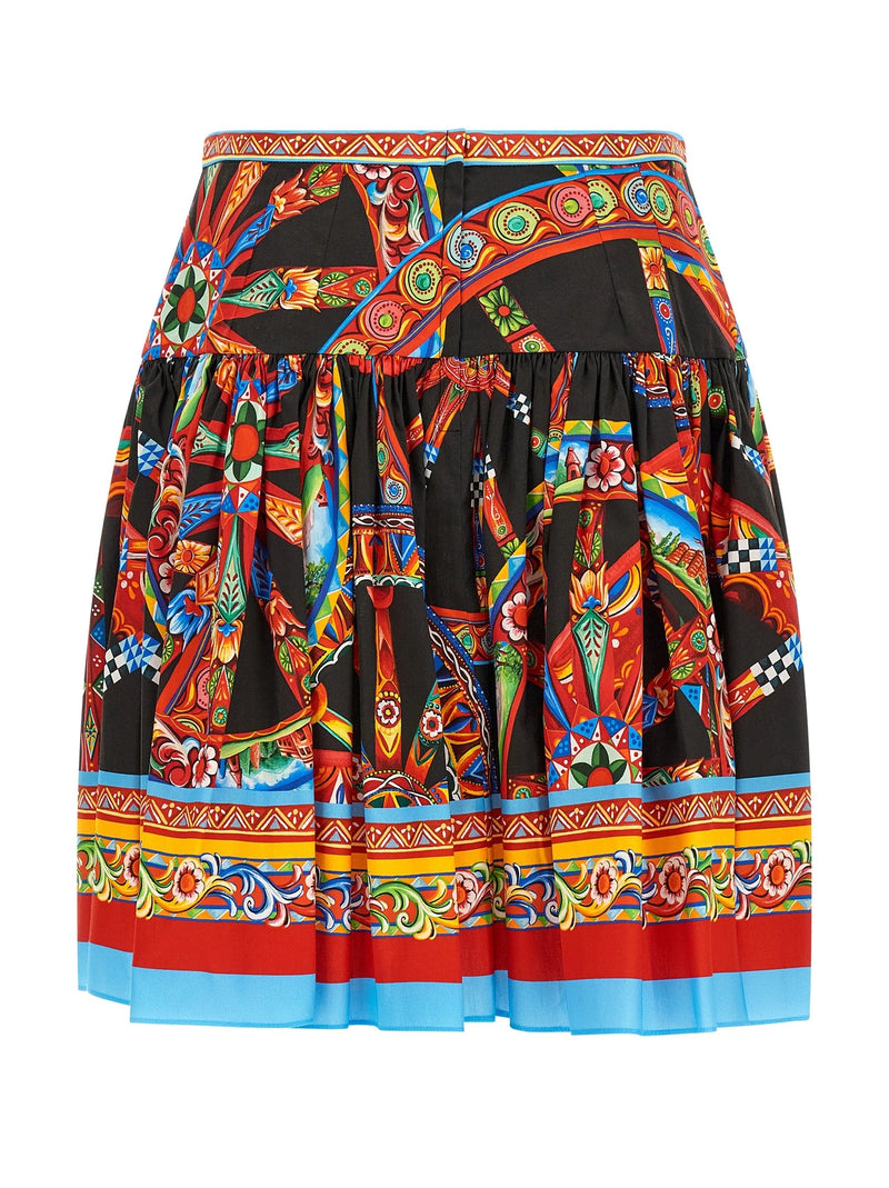 Dolce & Gabbana Skirt in multicolor, Cotton — view 2