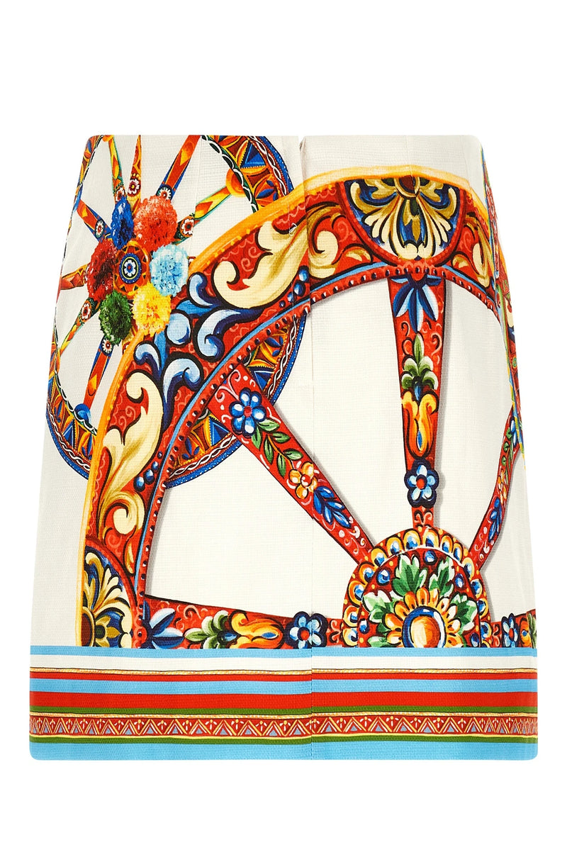 Dolce & Gabbana Skirt in multicolor, Cotton — view 2