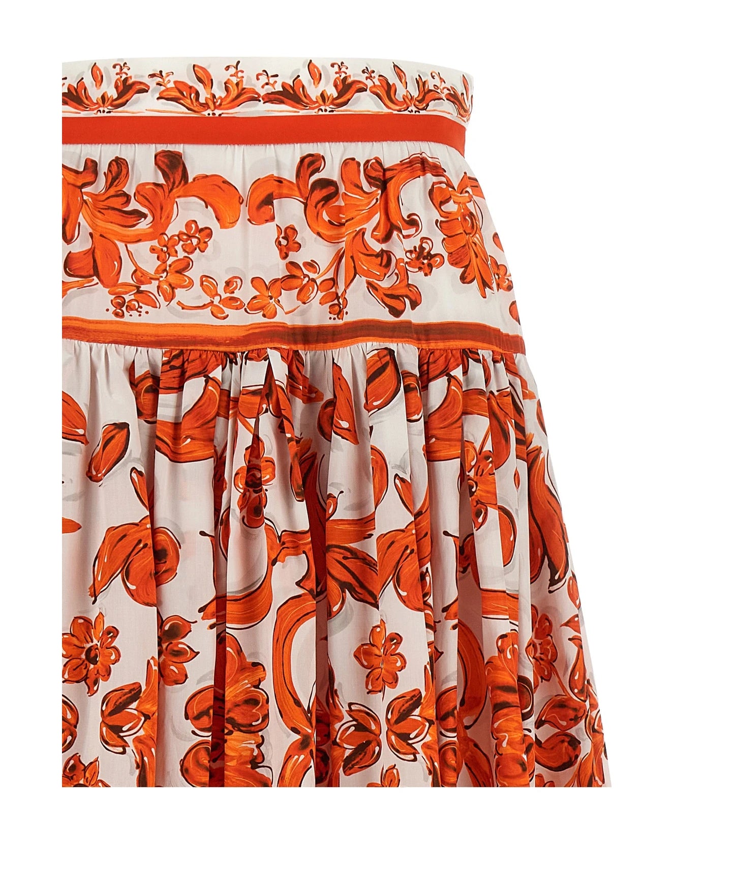 Dolce & Gabbana Skirt in orange, Cotton — view 3