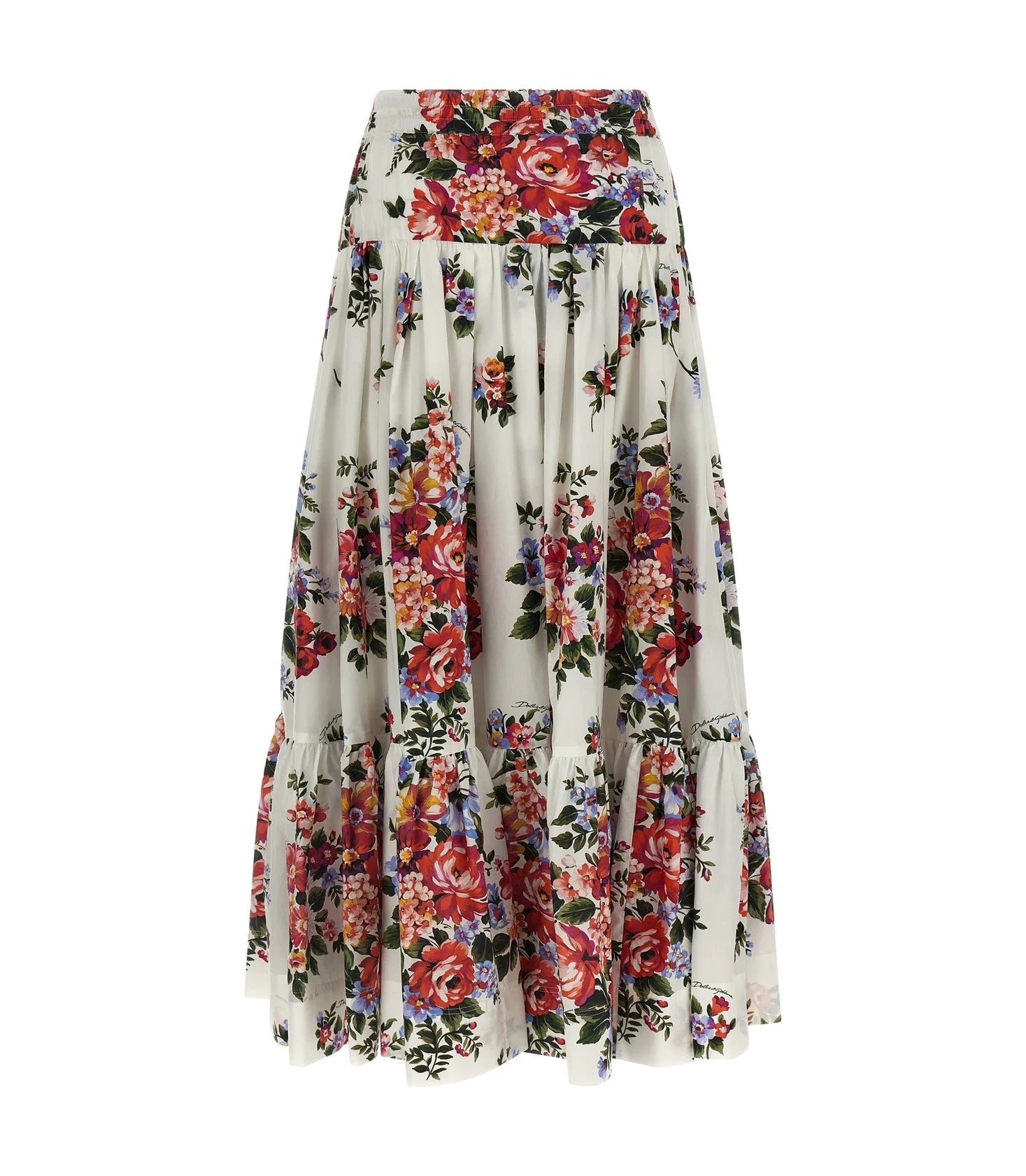 Dolce & Gabbana Skirt in white, Cotton — view 2