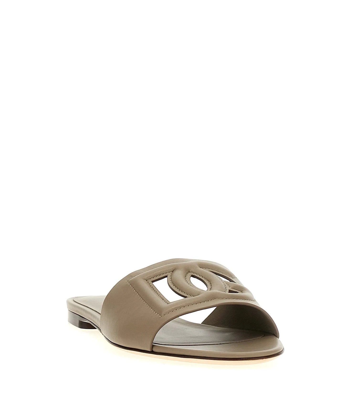 Dolce & Gabbana Gray Slides 