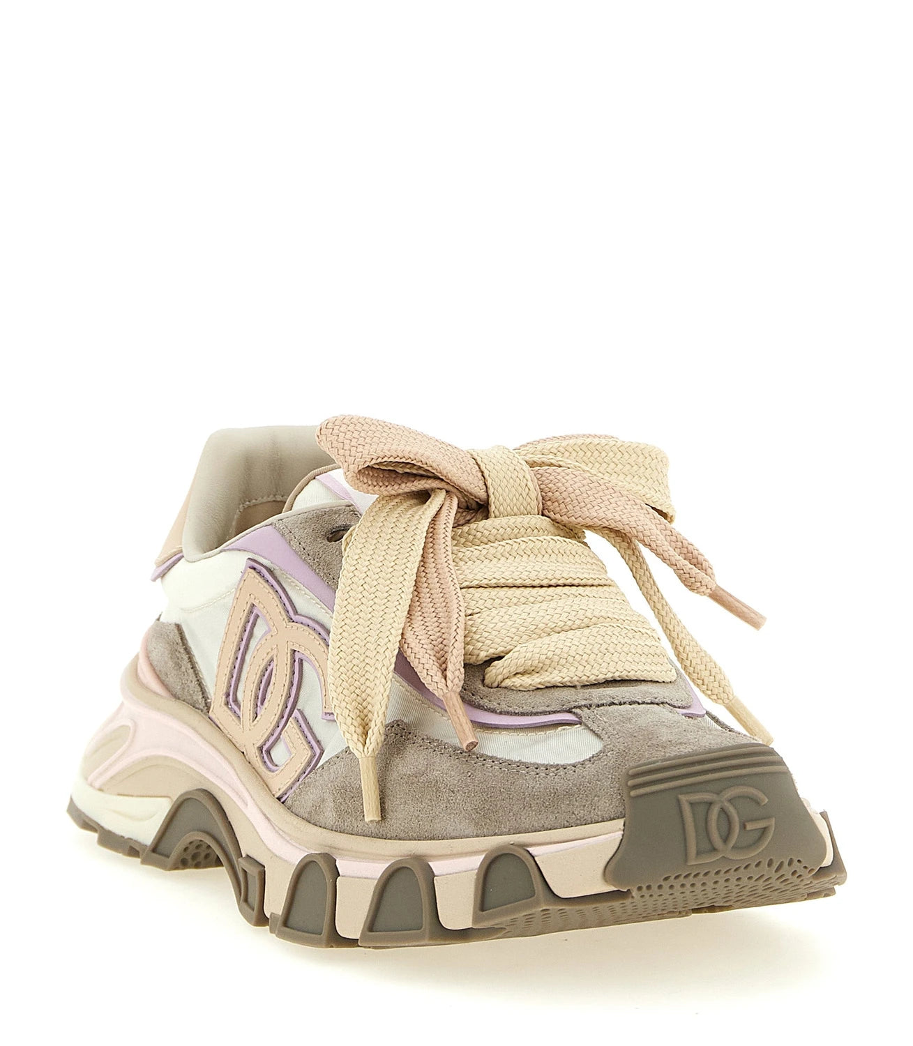 Dolce & Gabbana Sneakers in beige, Calf Leather — view 2