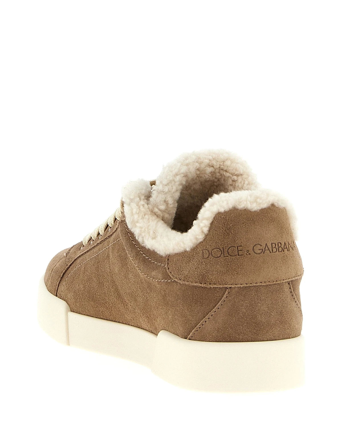 Dolce & Gabbana Sneakers in brown, Sheepskin — view 3