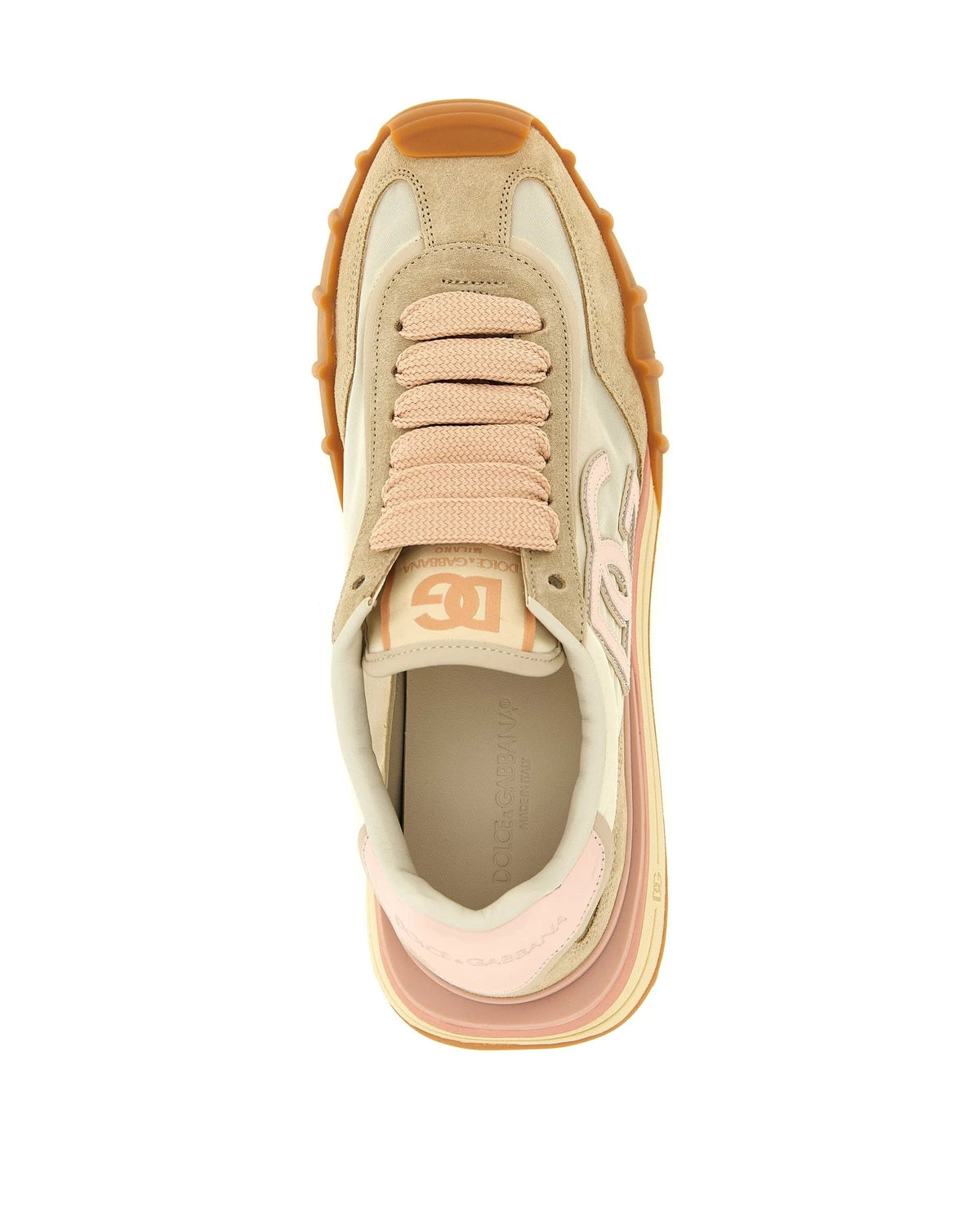 Dolce & Gabbana Sneakers in pink, Polyamide — view 4
