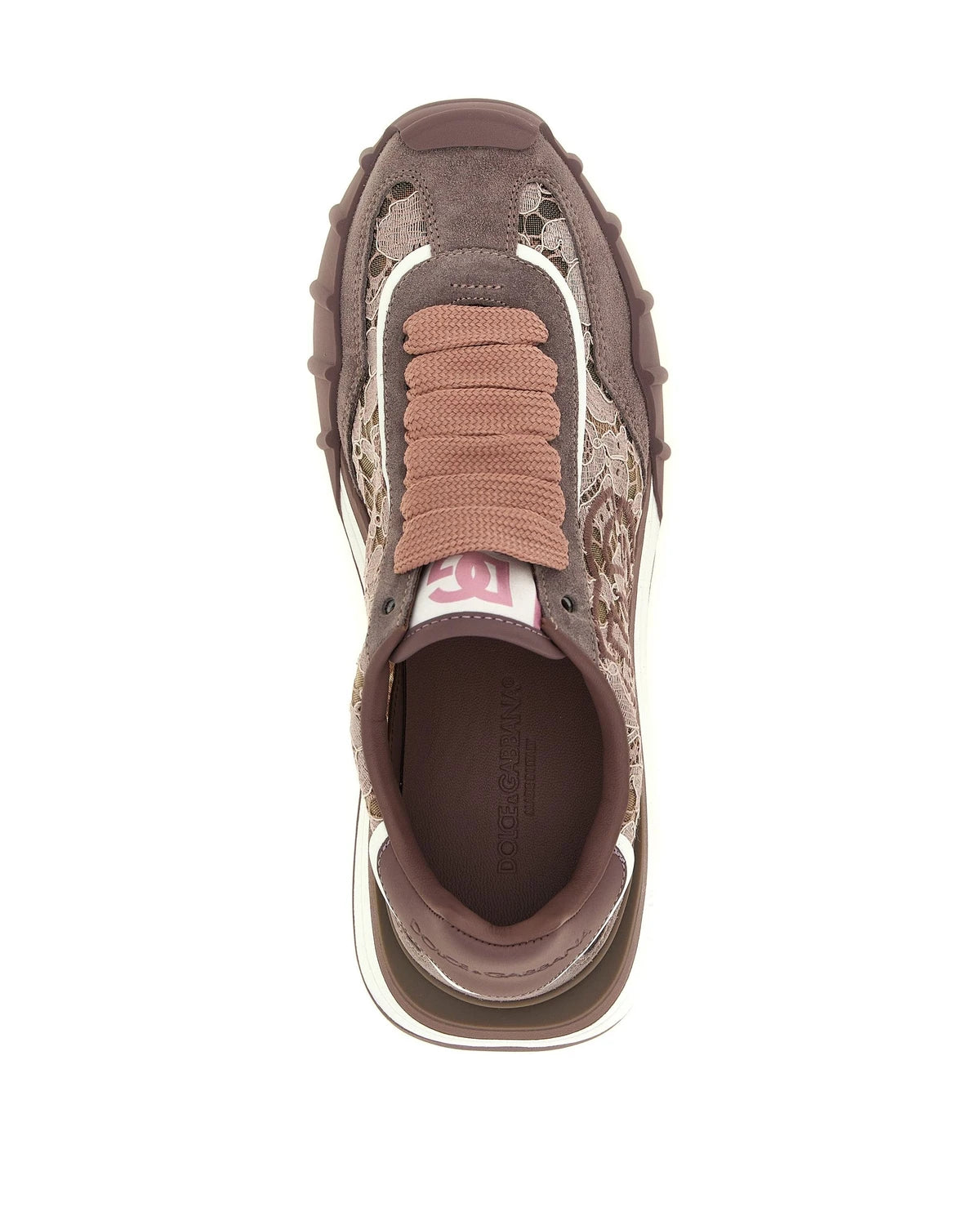 Dolce & Gabbana Sneakers in purple, Leather — view 4