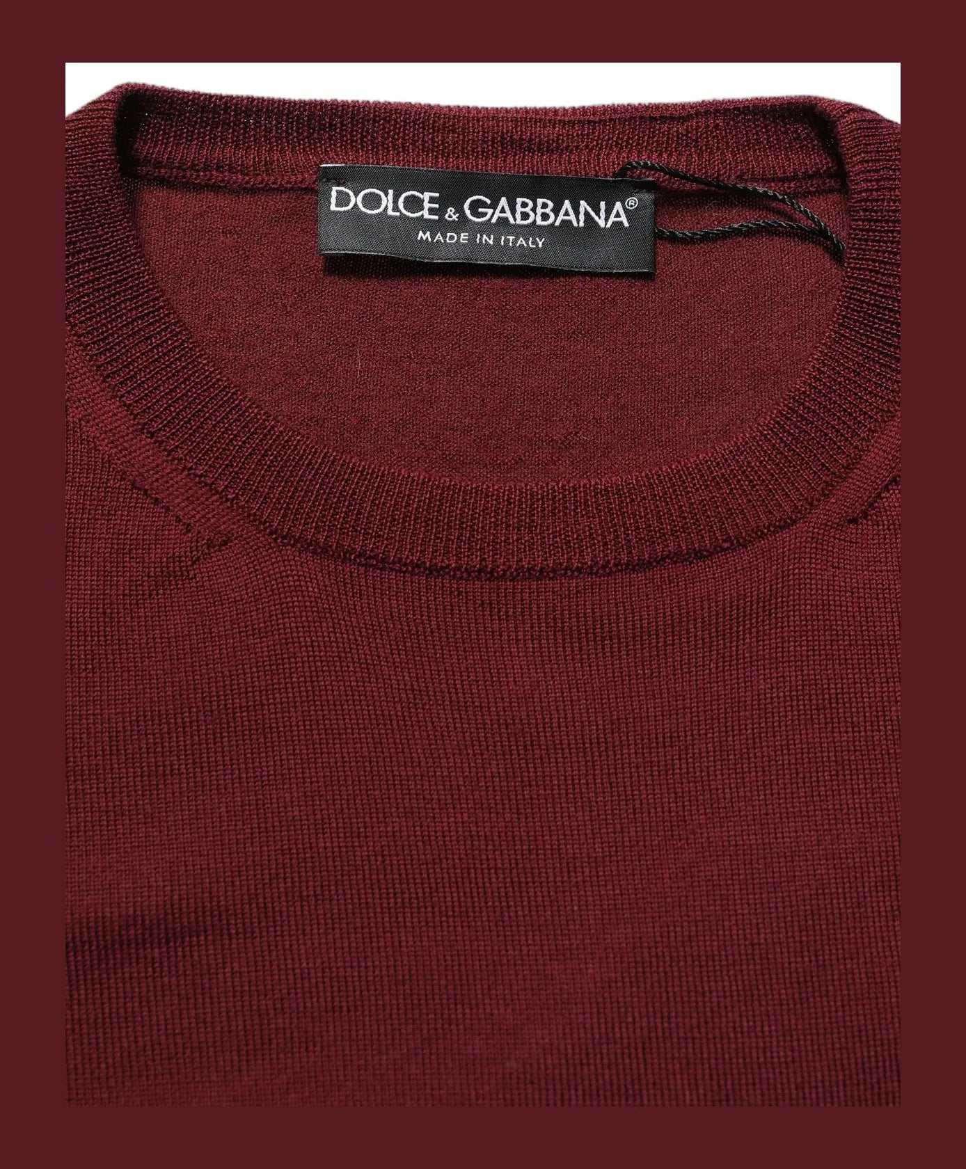 Dolce & Gabbana Sweater in red, Virgin Wool — view 7