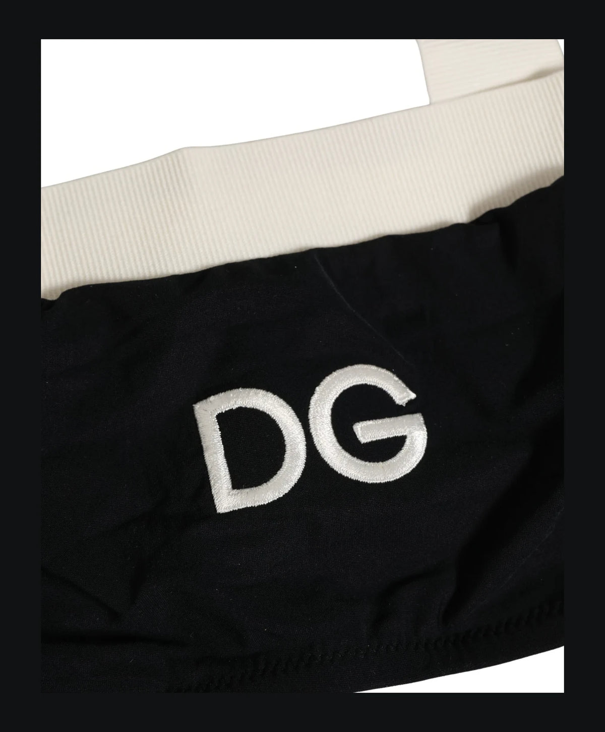 Dolce & Gabbana Swimwear Top in black, Cotton — view 3