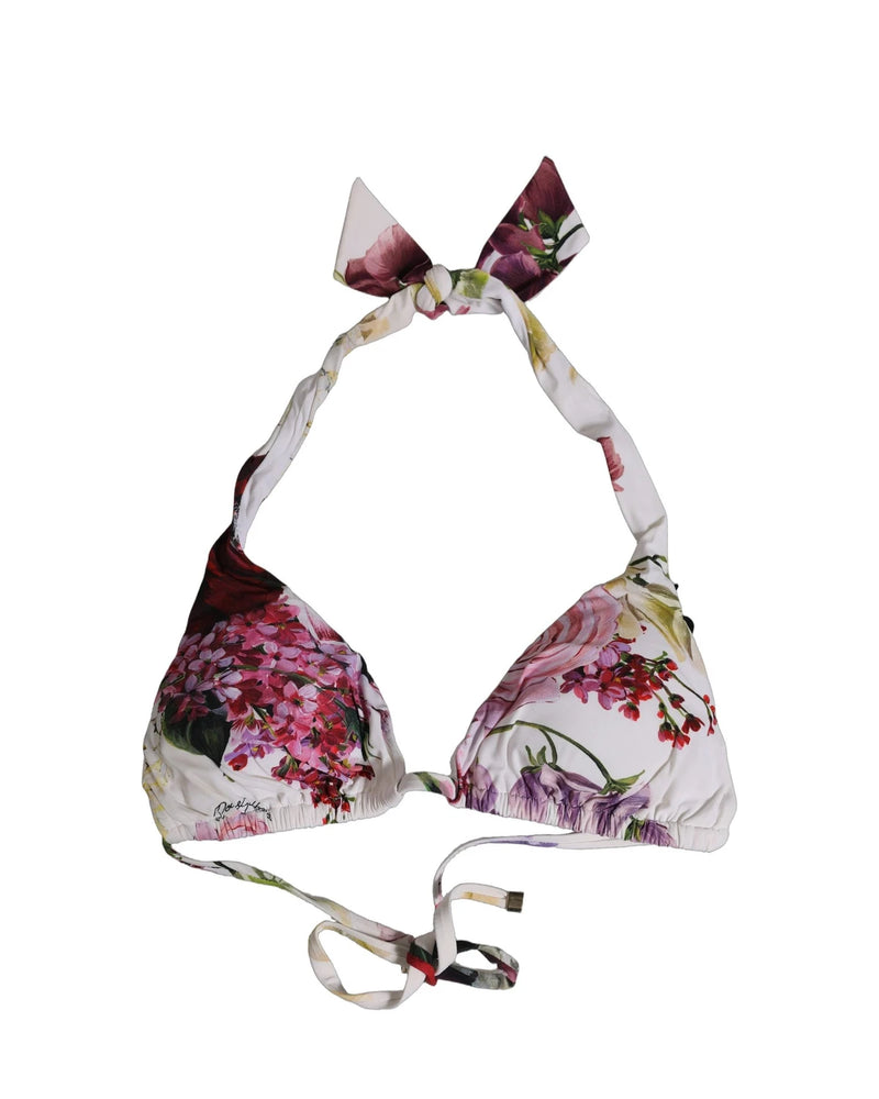 Dolce & Gabbana Swimwear Top in white — view 3