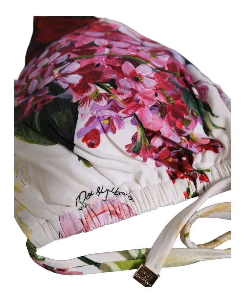 Dolce & Gabbana Swimwear Top in white — view 4