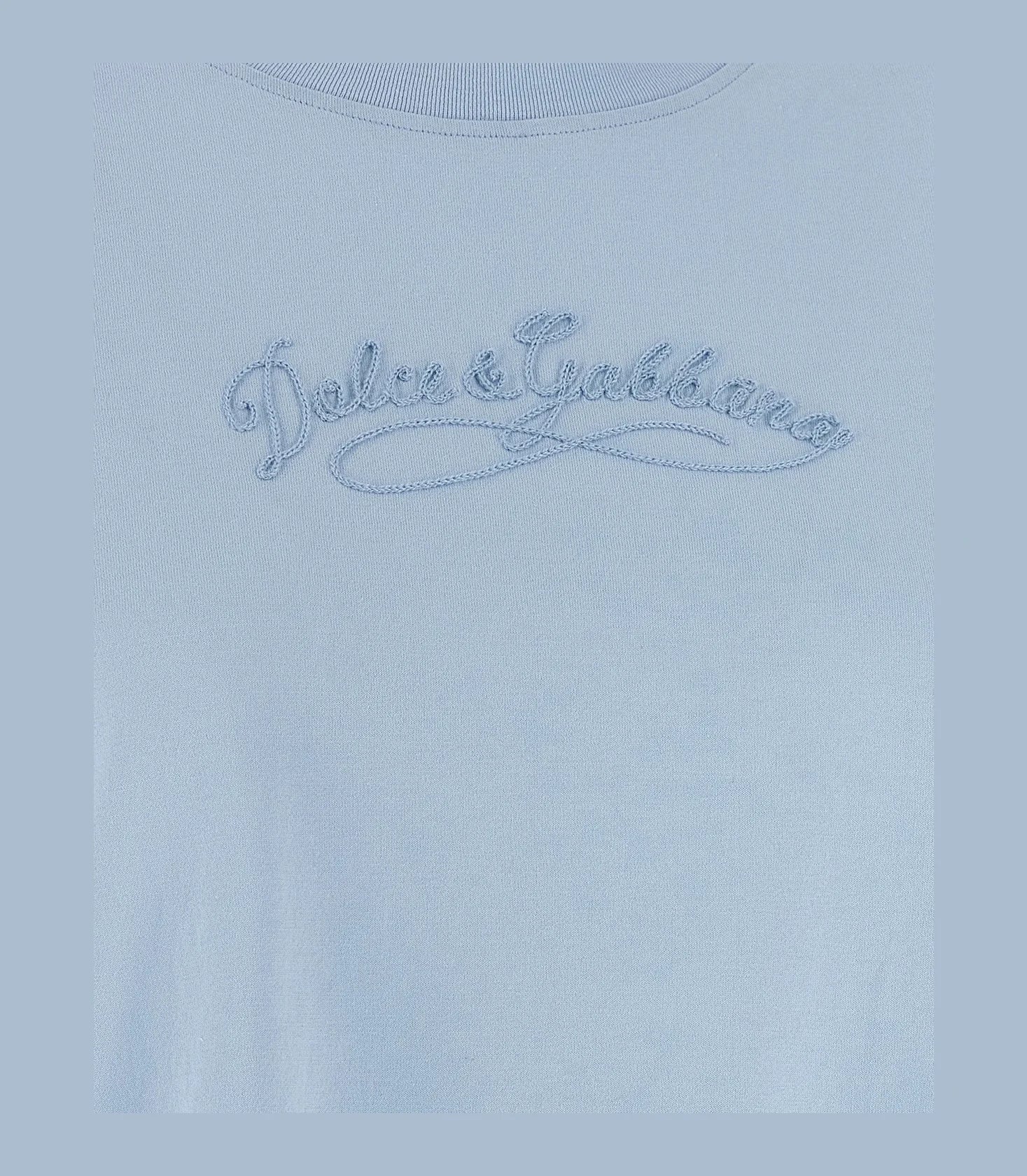 Dolce & Gabbana T-Shirt in blue, Cotton — view 4