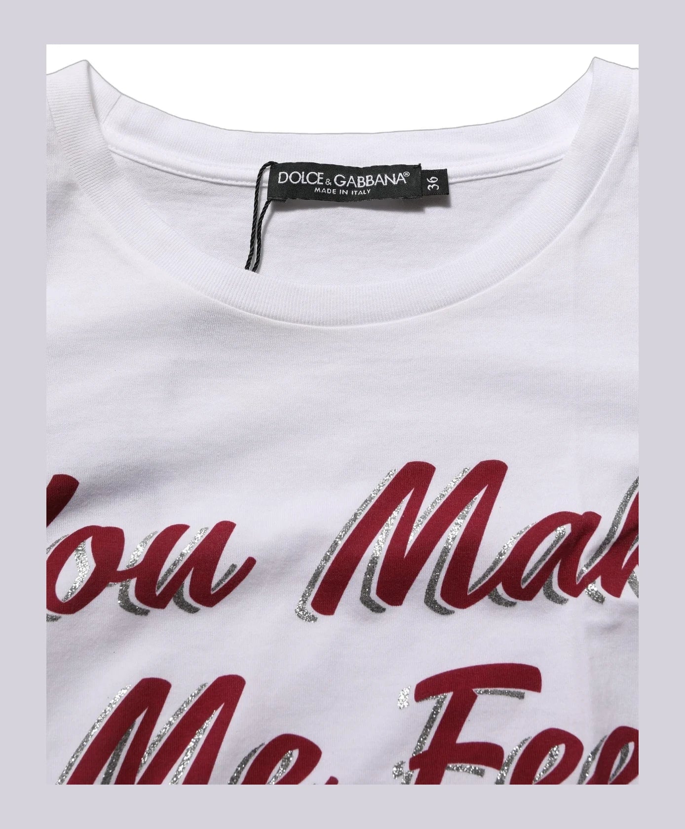 Dolce & Gabbana T-Shirt in white, Cotton — view 7