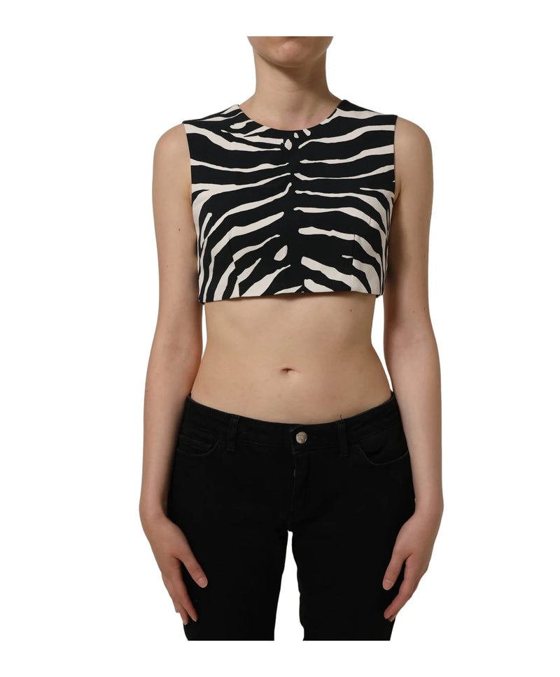Dolce & Gabbana Tank Top in black, Viscose — view 2