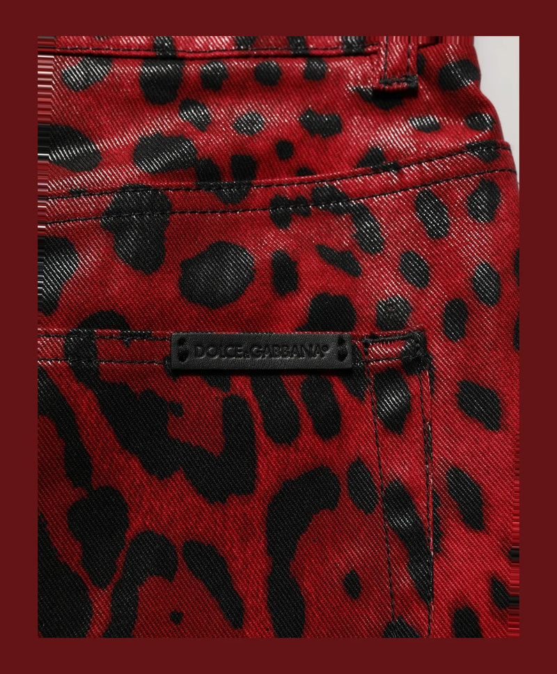 Dolce & Gabbana Trouser in red, Cotton