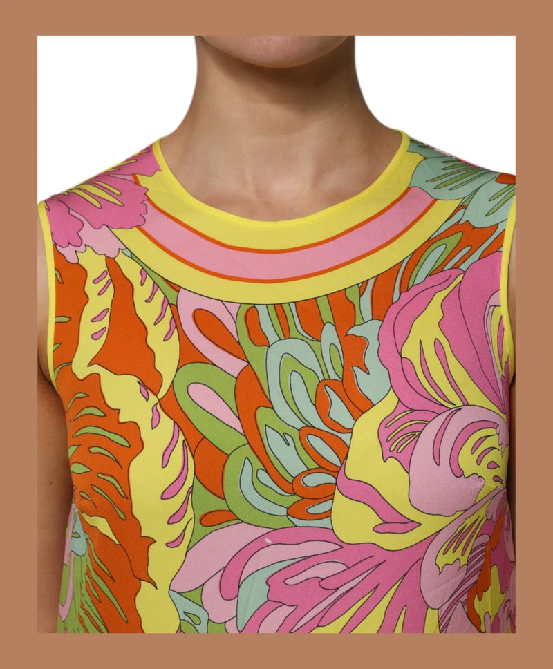 Dolce & Gabbana Tunic in multicolor, Silk — view 5