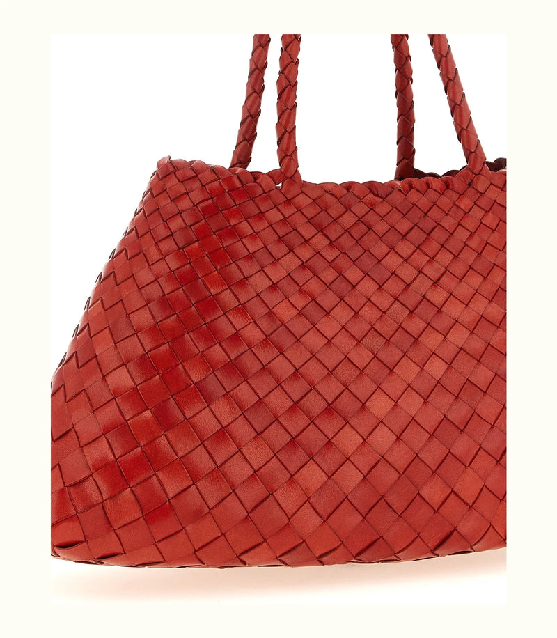 Dragon Diffusion Shoulder Bag in red, Calfskin Leather — view 3