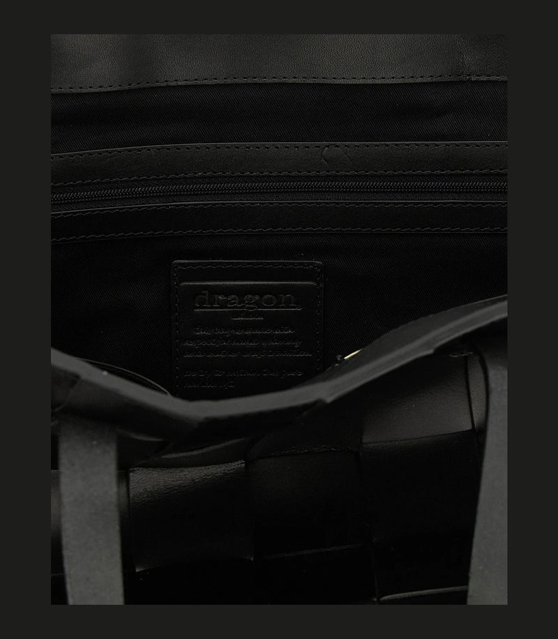 Dragon Diffusion Tote Bag in black, Calfskin Leather — view 4