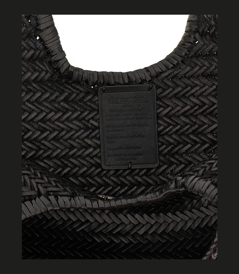 Dragon Diffusion Tote Bag in black, Cow Leather — view 4
