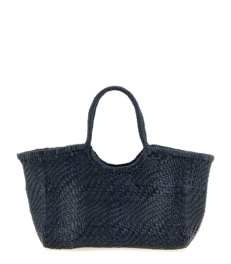 Dragon Diffusion Tote Bag in blue, Calfskin Leather