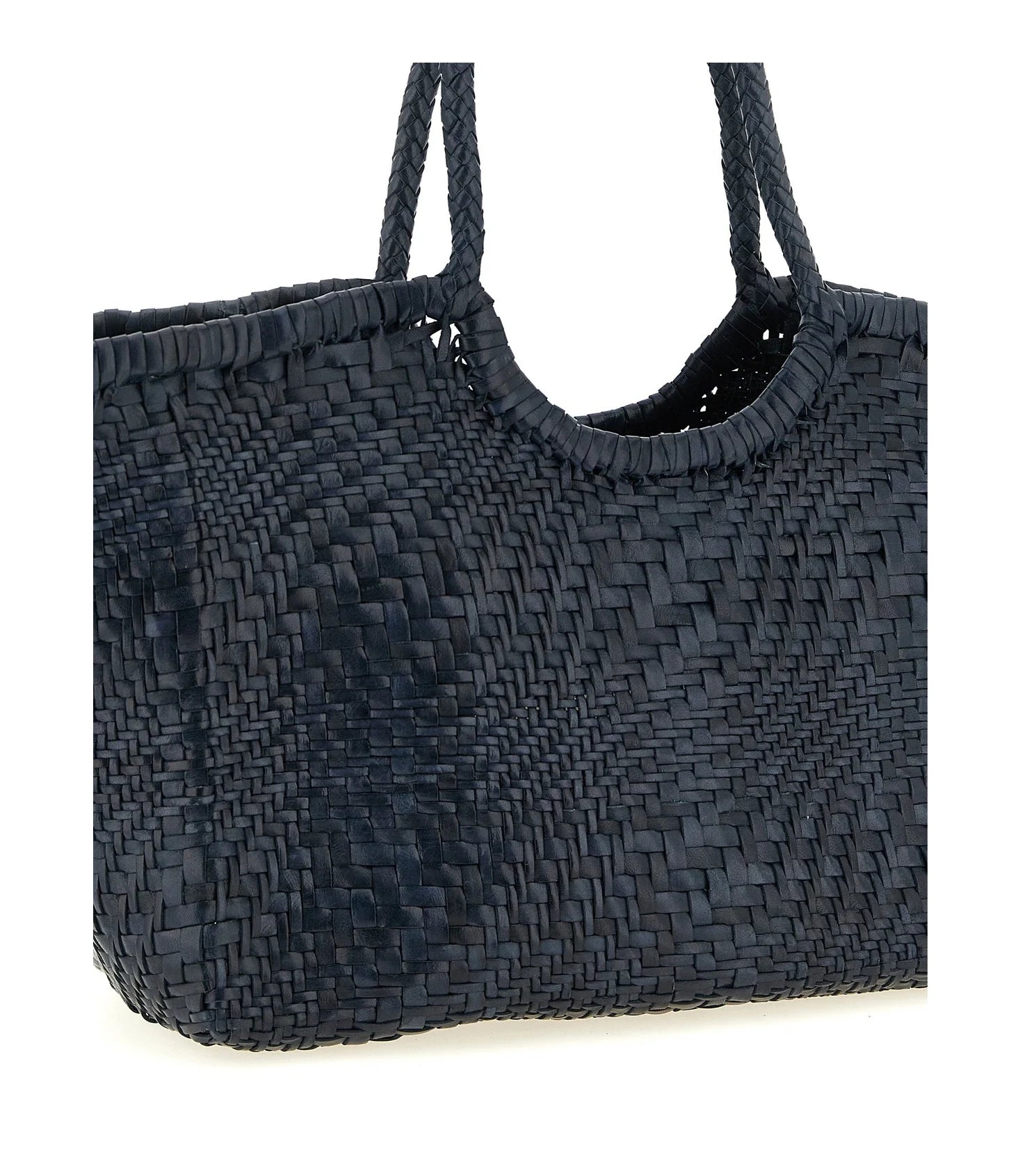 Dragon Diffusion Tote Bag in blue, Calfskin Leather — view 3