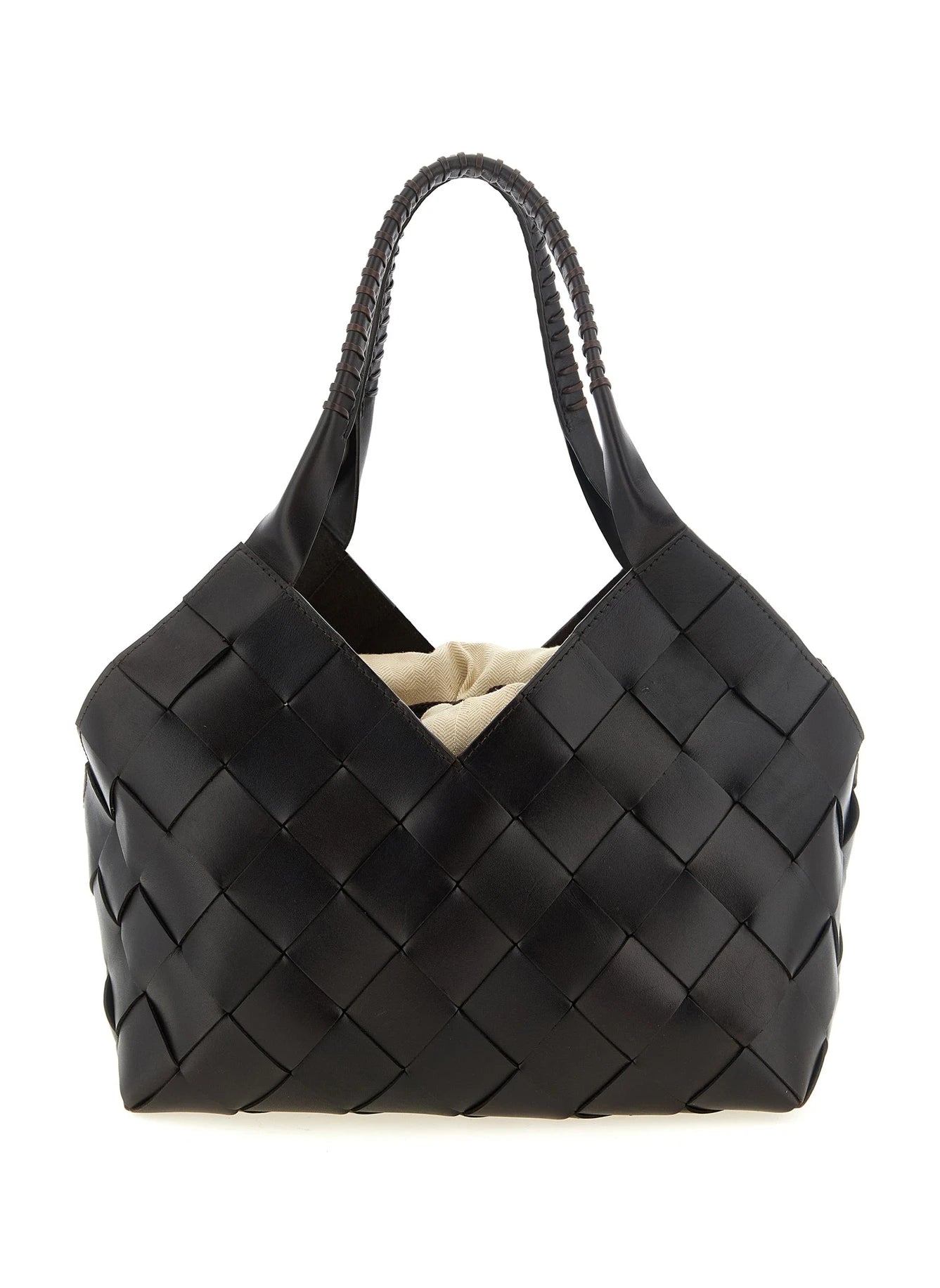 Dragon Diffusion Tote Bag in brown, Calfskin Leather