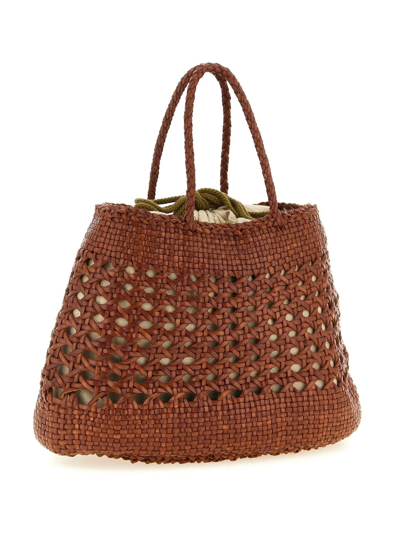 Dragon Diffusion Tote Bag in brown, Calfskin Leather — view 2