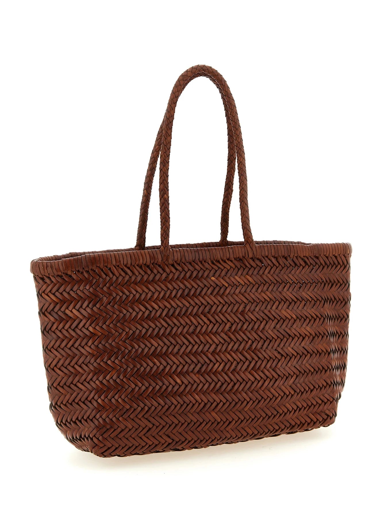 Dragon Diffusion Tote Bag in brown, Calfskin Leather — view 2