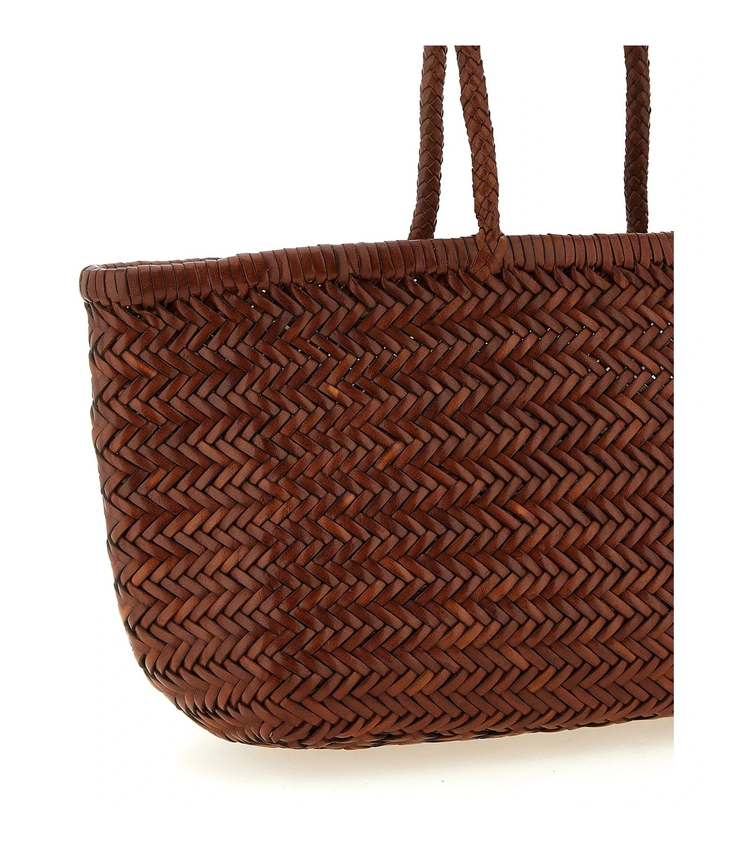 Dragon Diffusion Tote Bag in brown, Calfskin Leather — view 3