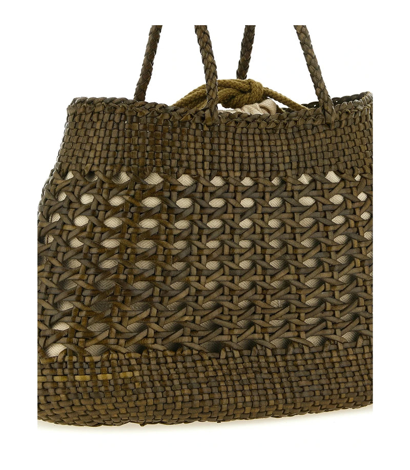 Dragon Diffusion Tote Bag in brown, Calfskin Leather — view 3