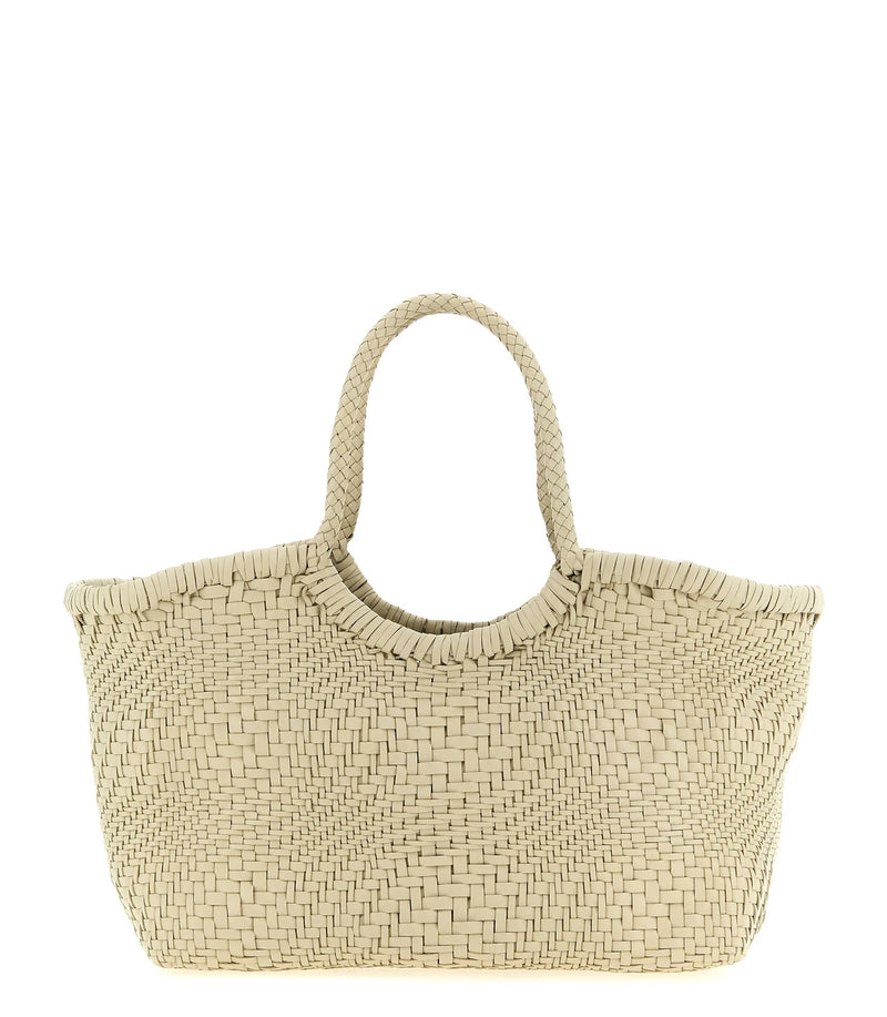Dragon Diffusion Tote Bag in white, Calfskin Leather